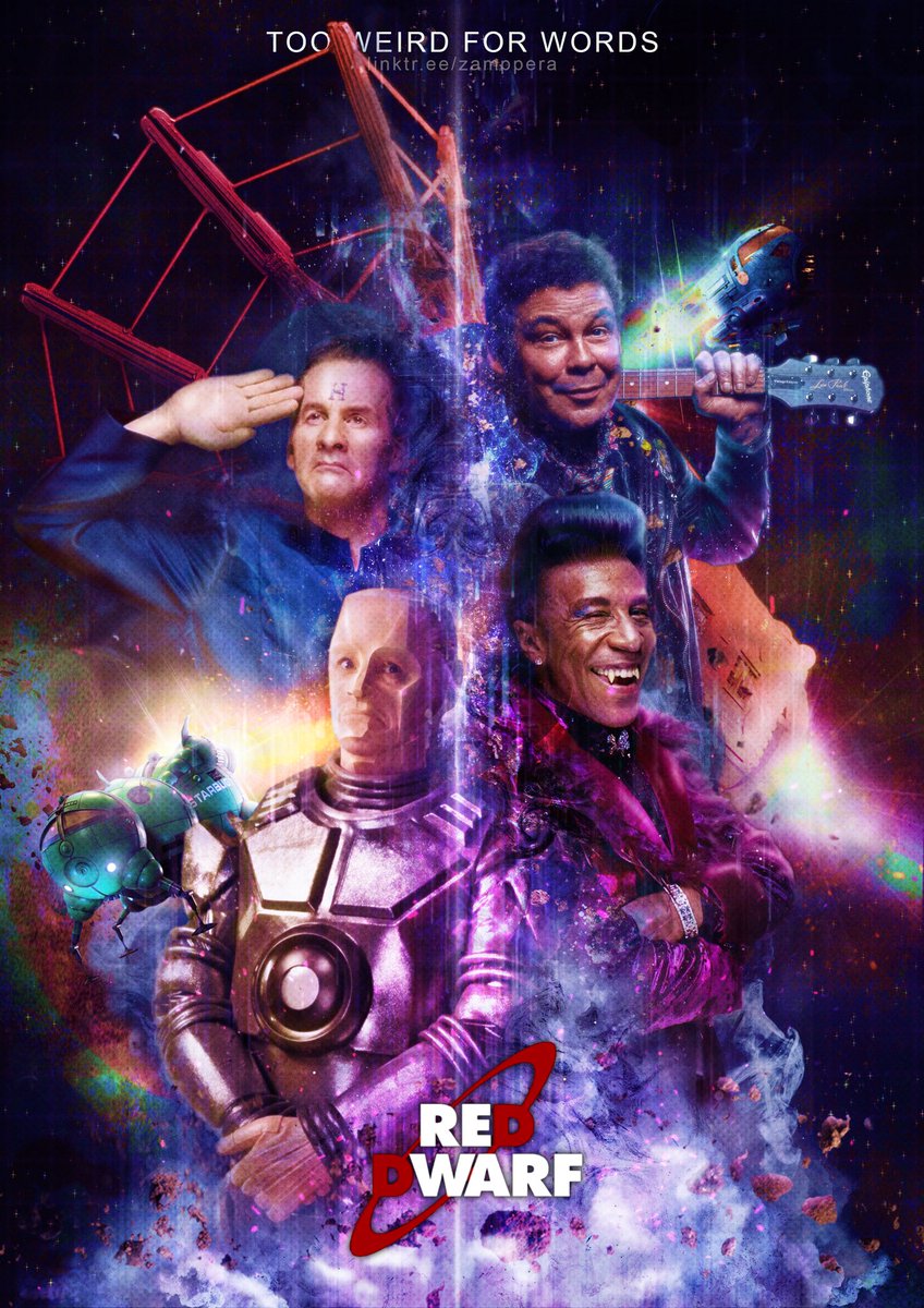 ❤️🚀 fan poster for today's anniversary 
#reddwarfstatusday #reddwarf #reddwarf35 @RedDwarfHQ