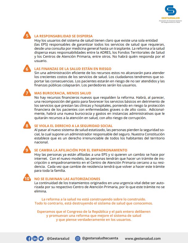 Gestarsalud's tweet photo. 🚨¡Atención!

La #ReformaALaSalud presentada al Congreso destruye décadas de avances de nuestro sistema de salud. Compartimos nuestra postura oficial de 10 puntos e insistimos en que se necesita una #ReformaResponsable y #ConstruirSobreLoConstruido

https://t.co/xbsPi8JMco https://t.co/xWGTv7ABu7