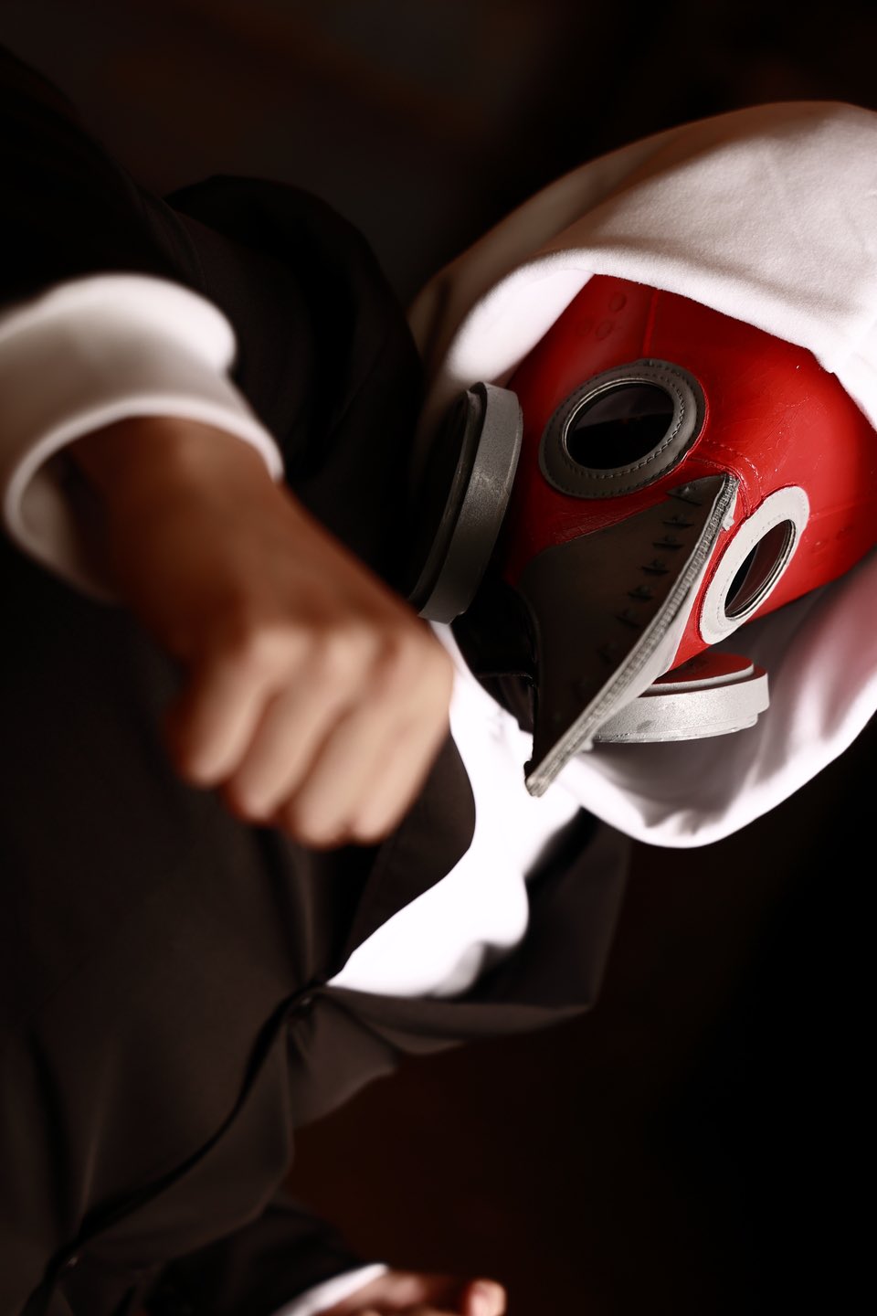 チェンソーマン 暴力の魔人 仮面 被り物 フェイスマスク お面 cosplay小物 武器 道具 ホラー周辺 ハロウィン チェンソーマン暴力の魔人のマスクを作ってみたコスプレ造形How to make Violence Fiend Mask Cosplay  Tutorial