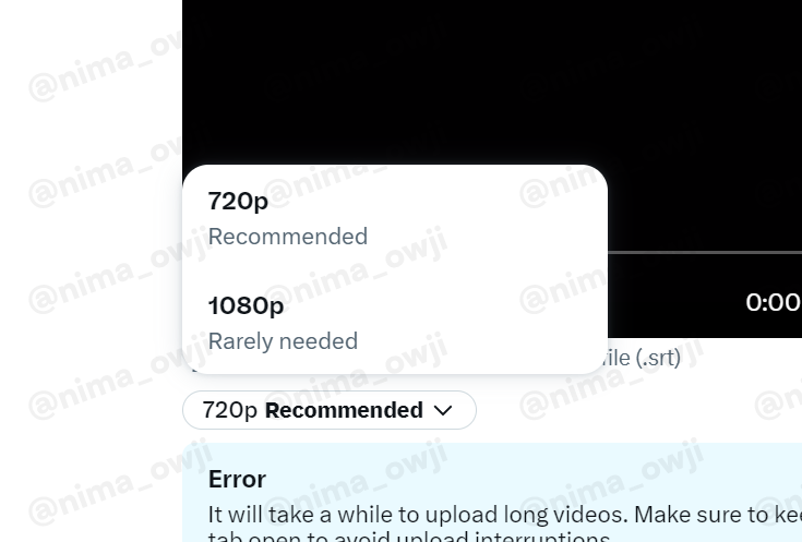 nima_owji's tweet image. #Twitter is working to let you choose the quality of the uploaded video!