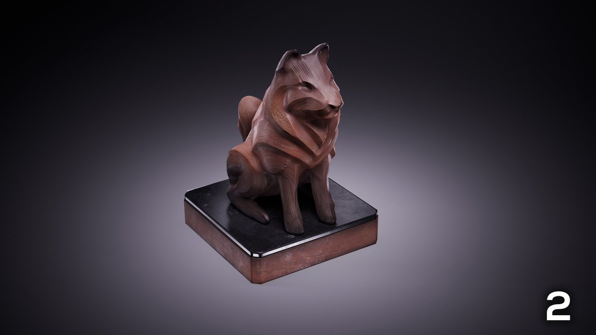 Blacksteinn's tweet photo. Continuing to share with you renders of our first bootcamp! Next up is this doggy statuette ๐คฉ
Write in the comments, which renders do you like more (signed 1 or 2)?
#3dartist #3d #3dart #b3d #gamedev #3dmodel #3dmodeling #thisissubstance #zbrush #3dimage https://t.co/abN4iHOrSd