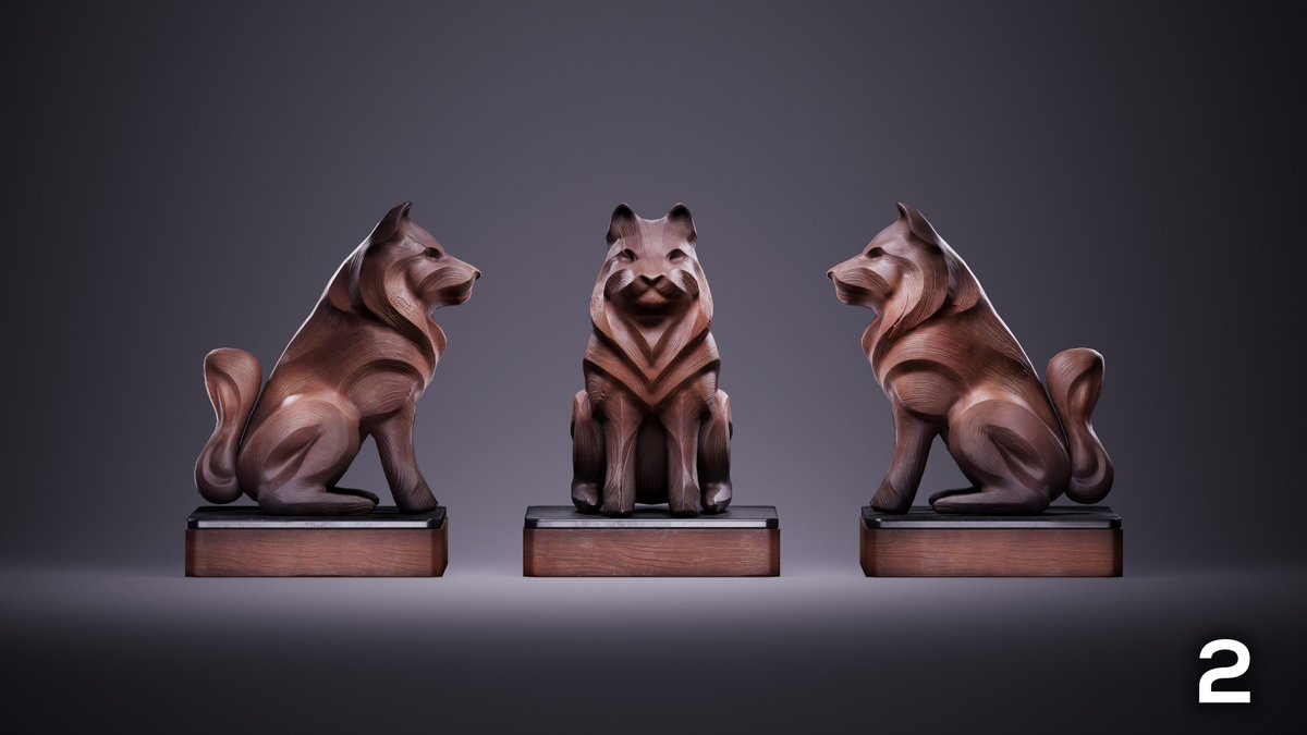 Blacksteinn's tweet photo. Continuing to share with you renders of our first bootcamp! Next up is this doggy statuette ๐คฉ
Write in the comments, which renders do you like more (signed 1 or 2)?
#3dartist #3d #3dart #b3d #gamedev #3dmodel #3dmodeling #thisissubstance #zbrush #3dimage https://t.co/abN4iHOrSd
