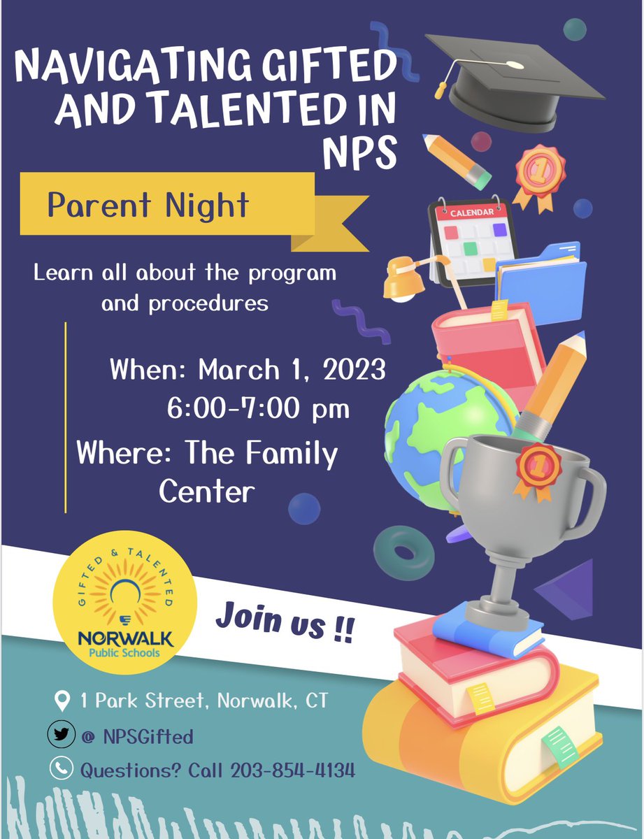 Gifted and Talented-Norwalk Public Schools tweet media