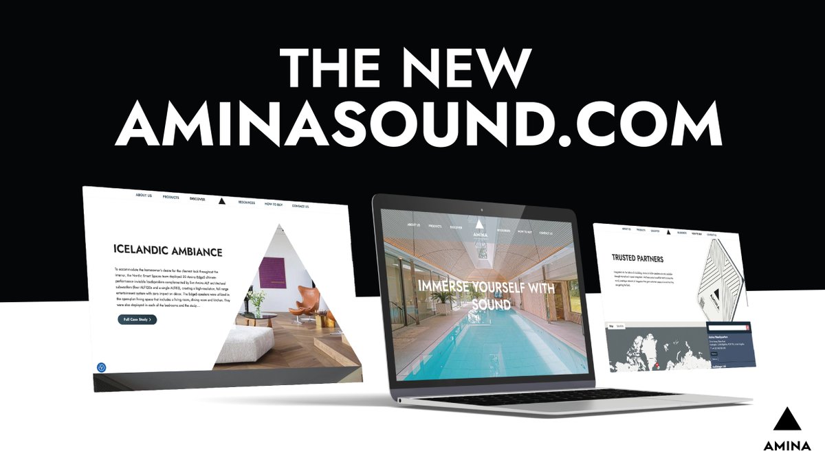 amina_speakers's tweet photo. 🎉 Our new website is here! Visit to learn more and discover how Amina Sound can help you transform your space. #AminaSound #SoundInnovation #NewWebsiteLaunch #invisiblesound https://t.co/SY5ODXjJQo