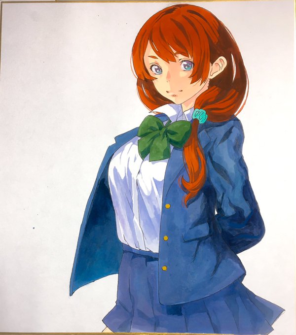 コミックヘヴン用の色紙できたー!(h 