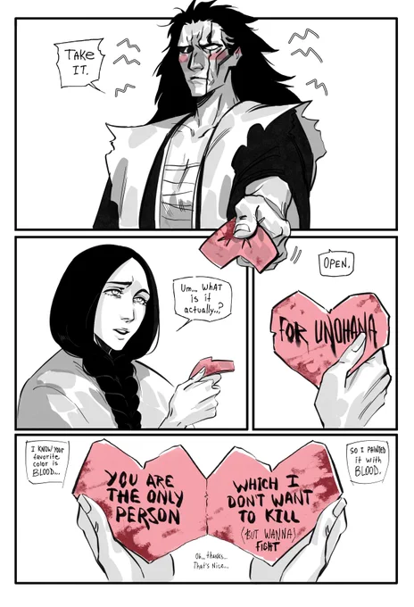 the most romantic thing ever 

(fem.zaraki x unohana) 