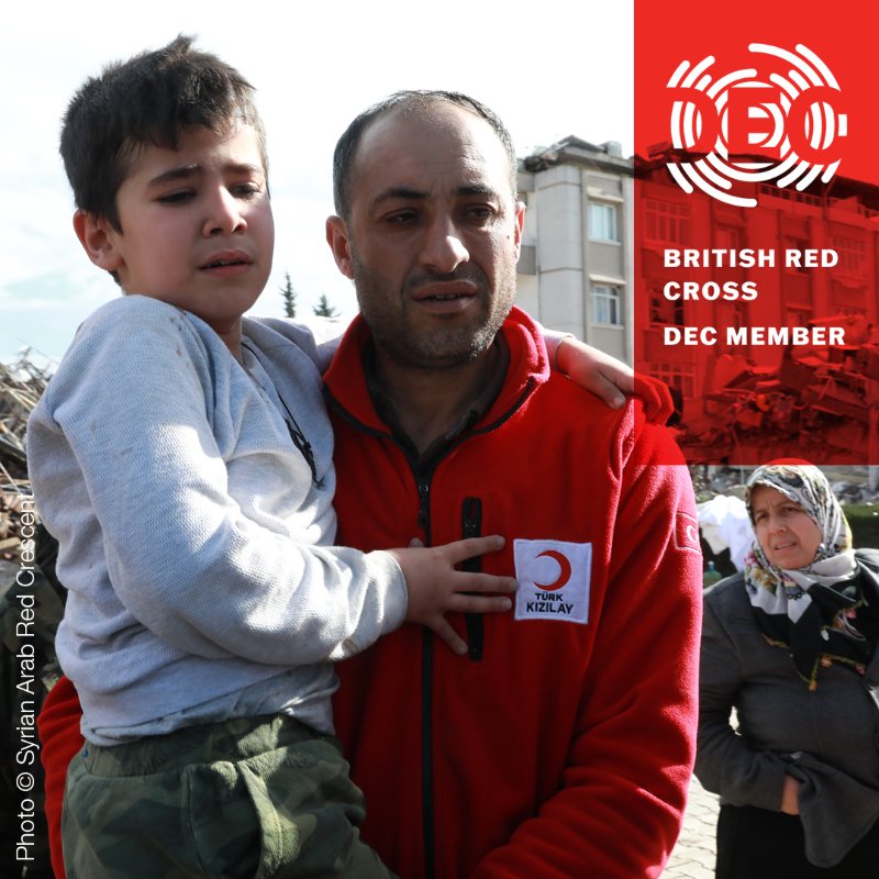 BritishRedCross's tweet photo. Countless families are struggling in #Turkey and #Syria right now. Red Cross teams are providing vital support, but we need your help. If you can, please donate today. #DEC #BritishRedCross