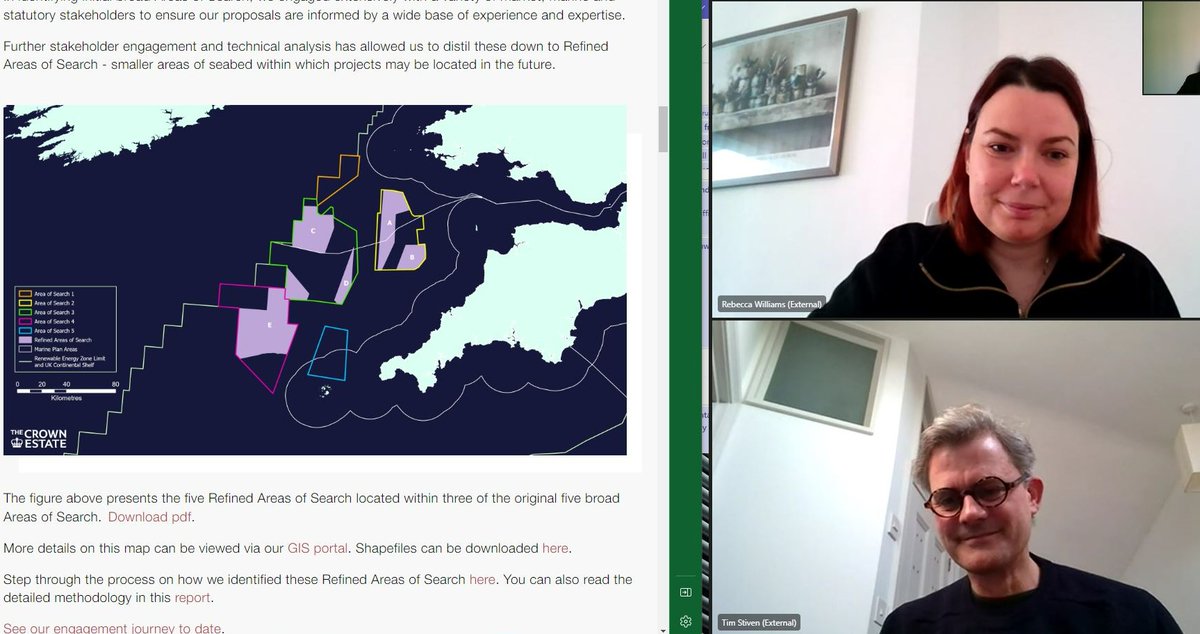Really good to meet with Rebecca and Tim of <a href="/TheCrownEstate/">The Crown Estate</a> to explore 1) how we maximise jobs &amp; #greengrowth in Wales of #celticsea #floatingoffshorewind #Renewables &amp; 2) understanding &amp; mitigating ecological impacts.

Exciting potential for jobs &amp; #NetZero ambition in Wales.
