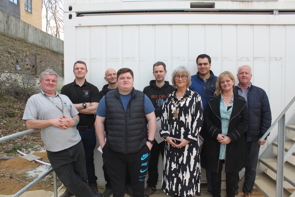 WatfordCouncil's tweet photo. 👷🏽‍♀️ @BuildingHeroes provides free skills training to Military Veterans and support into employment in the building trades. They have have academy in Watford, and have been working at the @Regal_London Clarendon Road site. Find out more at: https://t.co/rSY1VqHJeO https://t.co/VVEsNZI9EP