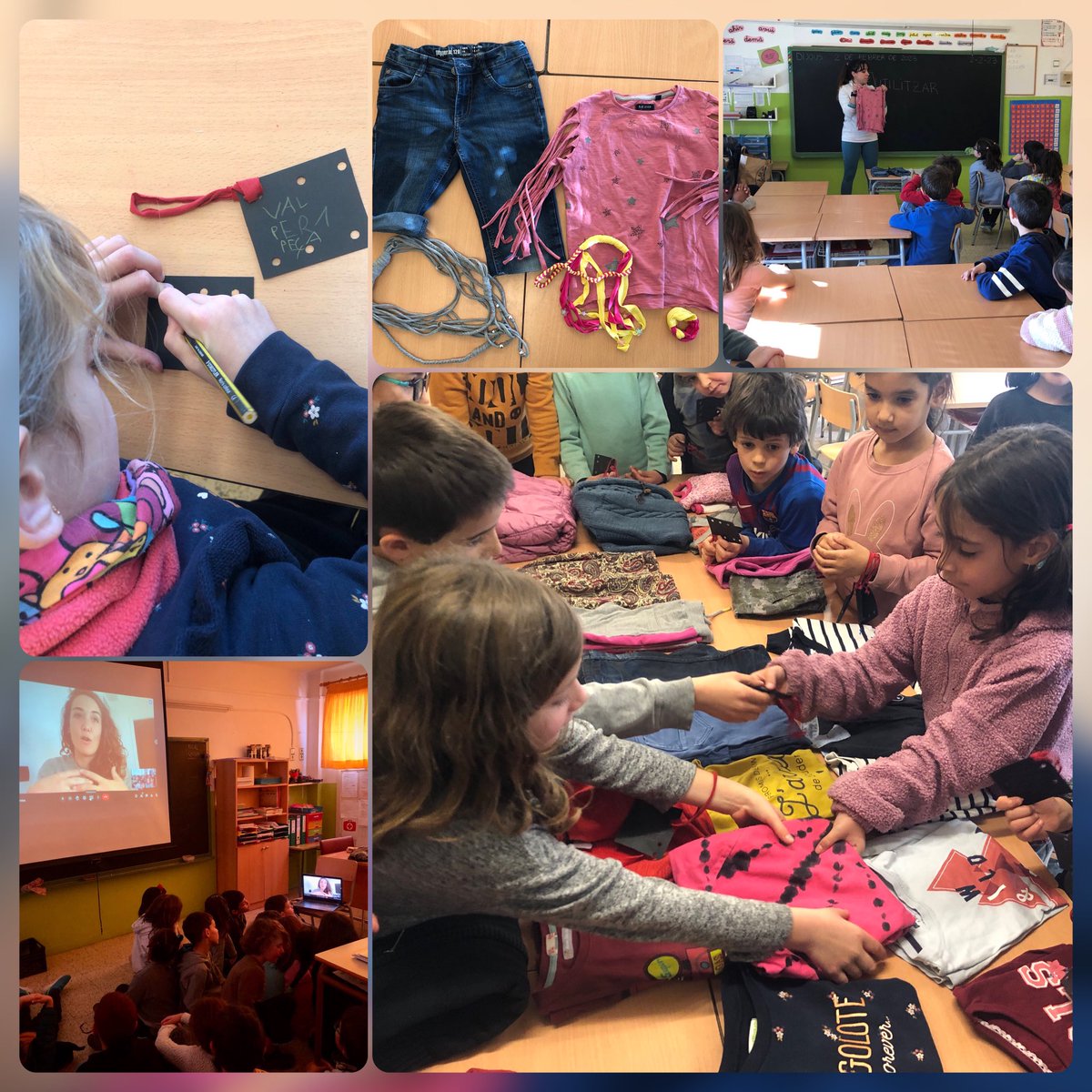 escolasantjoan's tweet photo. Fast Fashion VS Reduir i reciclar👚🧥👖👟 #p1 #cicleinicial #projecteinterdisciplinari #canviclimàtic Prenem consciència sobre la reducció i reutilització de la roba i les sabates que comprem #donemliunasegonavida #secompraysetira https://t.co/QMPe6OU2Li