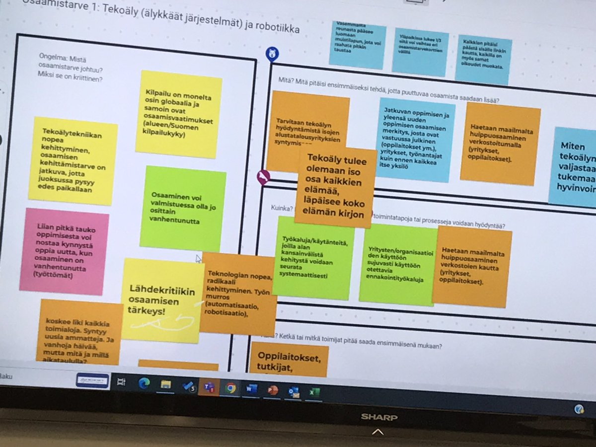 Tänään pohdimme tulevaisuuden osaamisia #keskisuomi osaamistarvekyselyn pohjalta. #kstulevaisuus #ennakointi #osaavatyövoima @JotpaFi <a href="/Opetushallitus/">Opetushallitus</a>