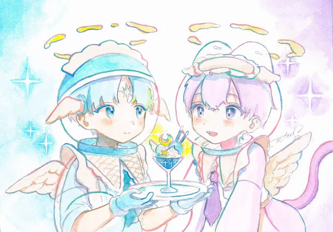 タグ企画 #一次創作絵師拡散フェス03 に参加させていただきます天使とメイドをメインに描いてます 