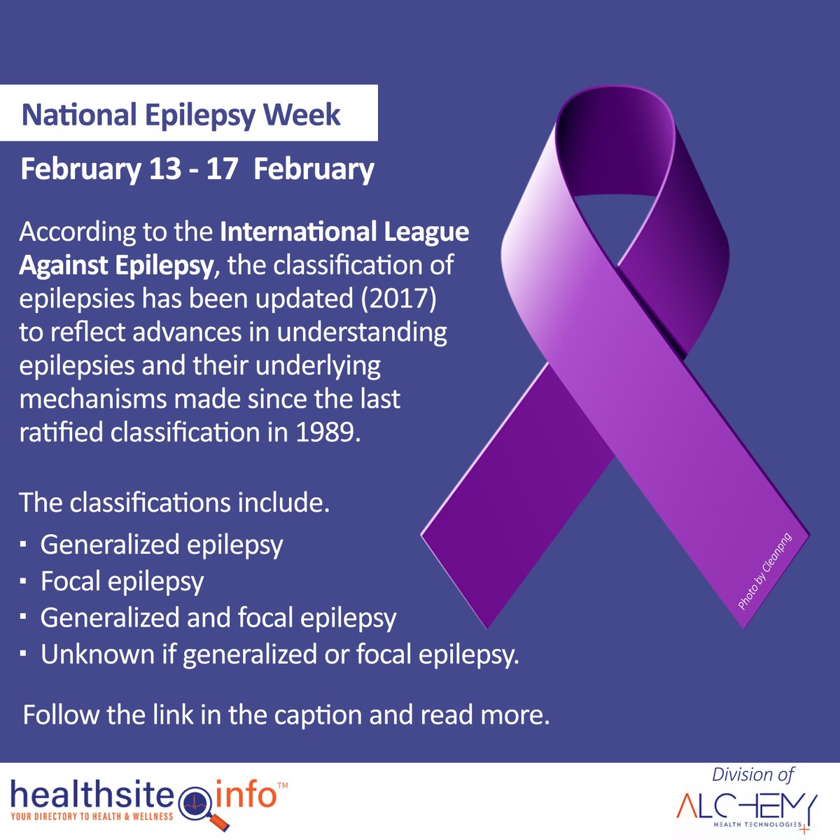 AlchemyHealth_T's tweet photo. Read more here:
https://t.co/qrAvwiIlQb
#NationalEpilepsyweek
#EpilepsyAwareness
#HealthAwareness
#alchemyhealth
#healthsite.info https://t.co/iDWdlqkwQx