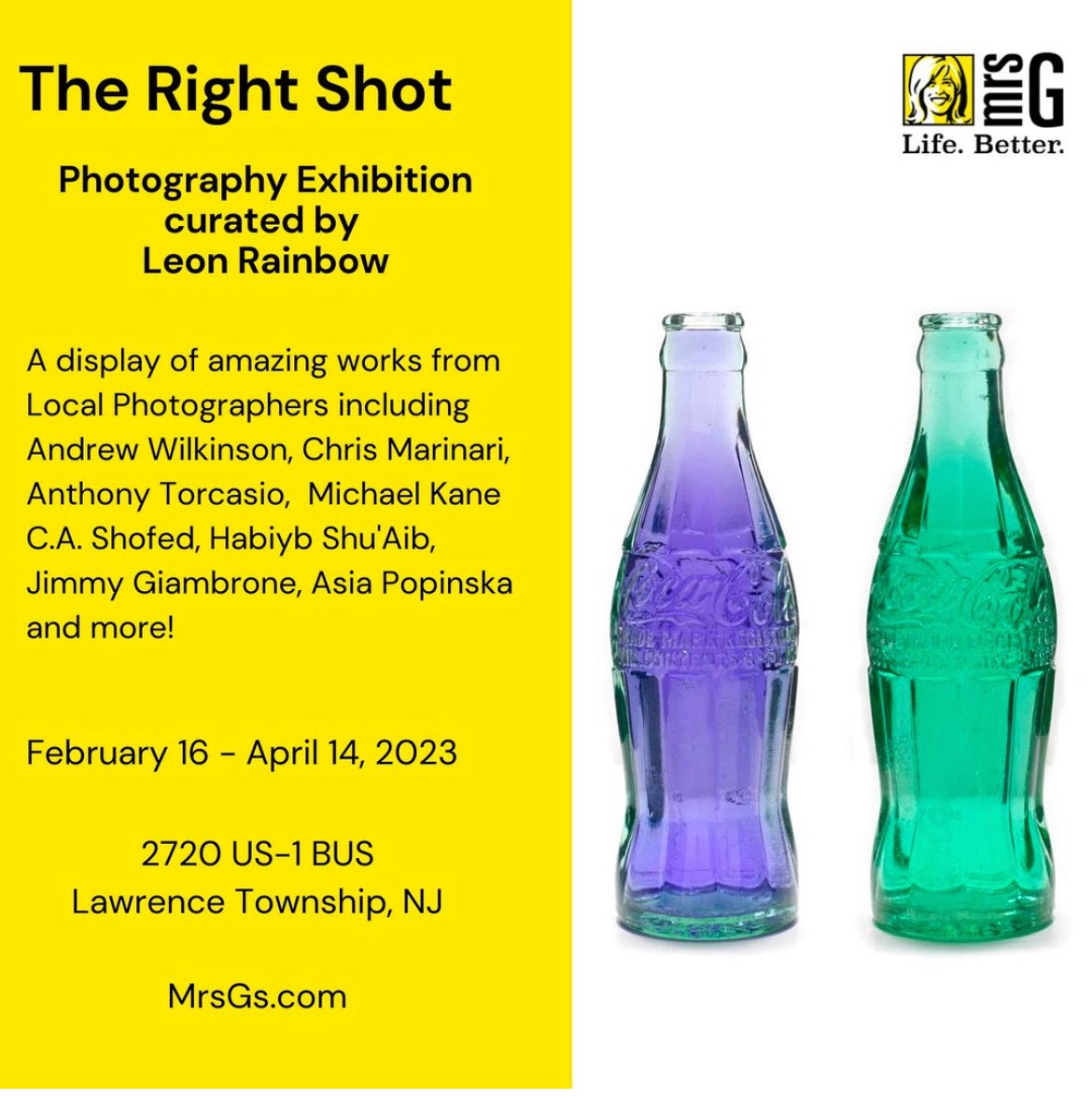 Mrs_Gs's tweet photo. Very excited to share our second Art Show curated by @aerosoleon featuring local artist specializing in photography. Show debuts during a private event on 2/16 and then open to public thru April 14th. https://t.co/JLRW57sRIk
