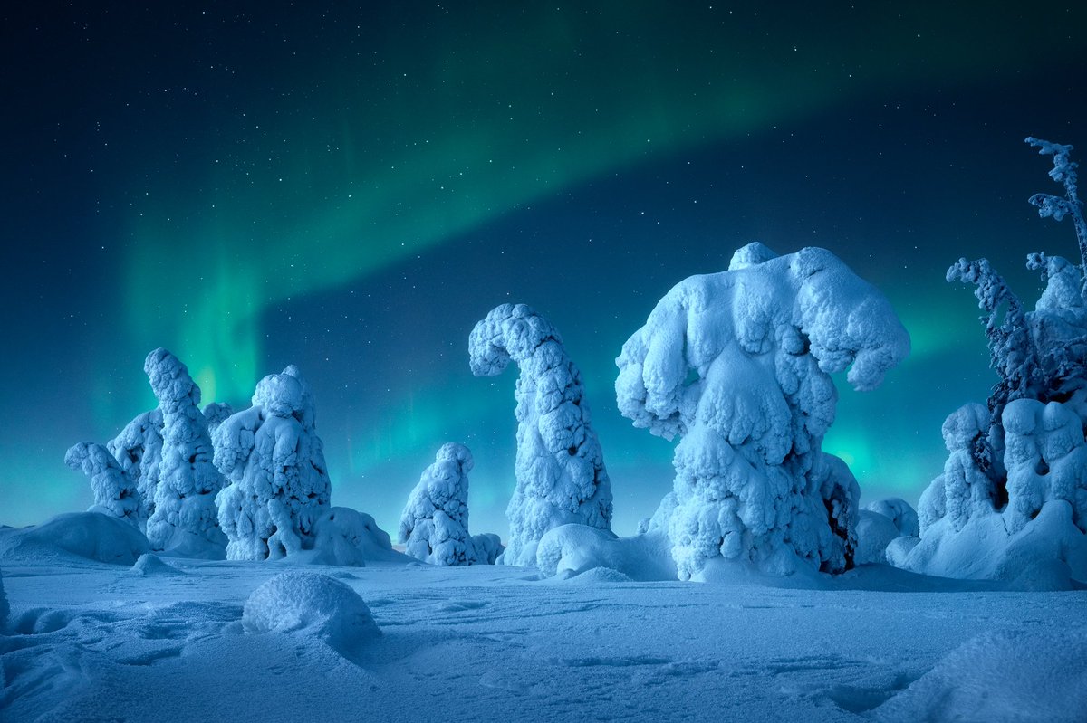🦸‍♂️ "The Fantastic 4" 🦸‍♀️

On an arctic night where the moonlight accompanies the dance of the northern lights, I see the Fantastic 4!
Left The Human Torch, center Mr. Fantastic and right The Thing!.. but let's see if you can find the Invisible Woman...

#landscape #nftphotography
