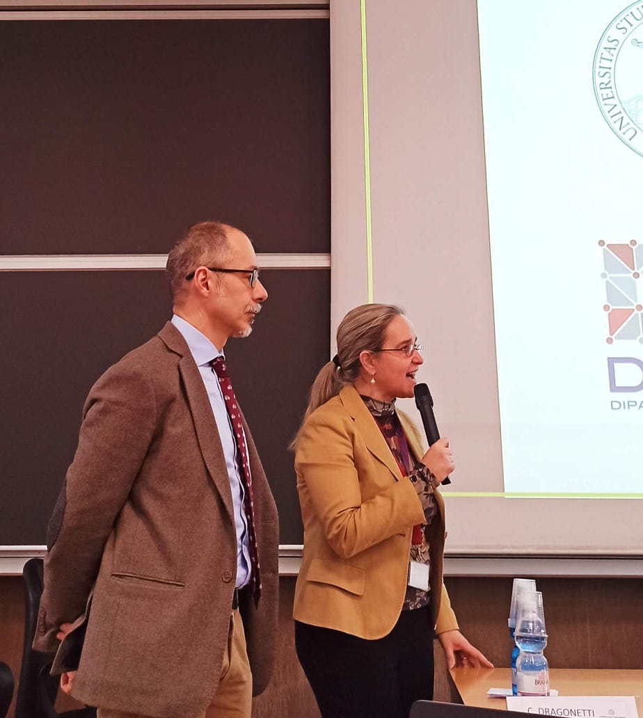 cnr_scitec's tweet photo. #GianlucaPozzi per SCITEC e #ElenaSelli per DIPCHI @LaStatale ci portano alla scoperta dei materiali per l’energia ☀️⚡️🔥 con: #Chemistry and #Materials for #Energy!
#CNR100 #dialoghiCNR @cnrsocial_ #materilasforenergy #chemistryforenergy https://t.co/4uAK0DlFPp