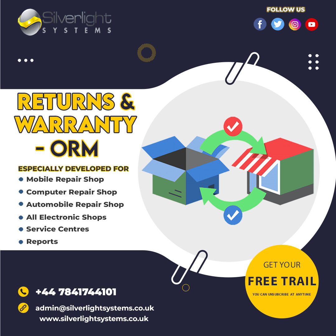 Silverlightsys1's tweet photo. Get a free trial of some top-notch EPOS software. Simply put, it's best suited for businesses.
#Mobilephoneshop #Repairshop #Gamesshop #Buybackshop #BuyTradeshop #Gamingshop #automobiles #Cellphonerepair #Computer #Software #Epos #Return #Warrenty #CRM #RMS #ORM #ARM #Freetrial https://t.co/cpWYEmWrpU