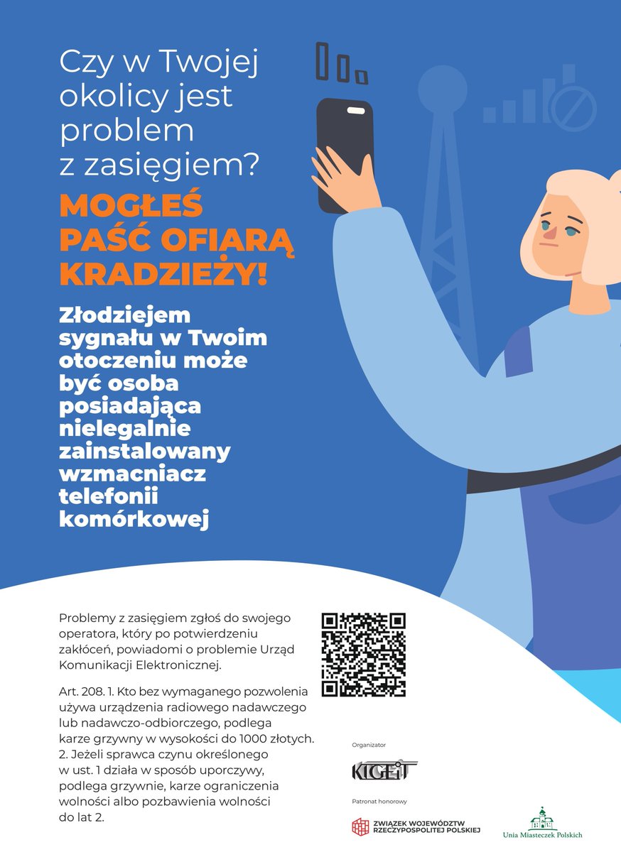 Zapraszamy Państwa do zapoznania się z naszą kampanią edukacyjną „STOP blokowaniu sygnału”. Samodzielnie instalując wzmacniacz zasięgu komórkowego nie tylko popełniasz przestępstwo, ale również poprawiasz swoją sytuację, kosztem innych osób.
youtube.com/playlist?list=… via <a href="/YouTube/">YouTube</a>