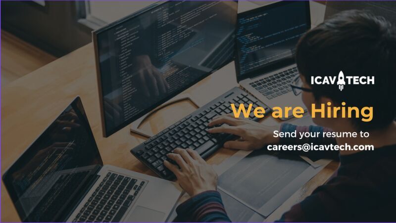 IcavTech's tweet photo. Find a job that excites you! Check our remote job opportunities with excellent work culture and competitive pay: https://t.co/sKAoQwbmR8 🖇️
or send your resume to careers@icavtech.com 📩
#RemoteJobs #remotejobsindia #TechJobs #ICAVjobs #hiring #jobs #Python https://t.co/Iihdg23DaI