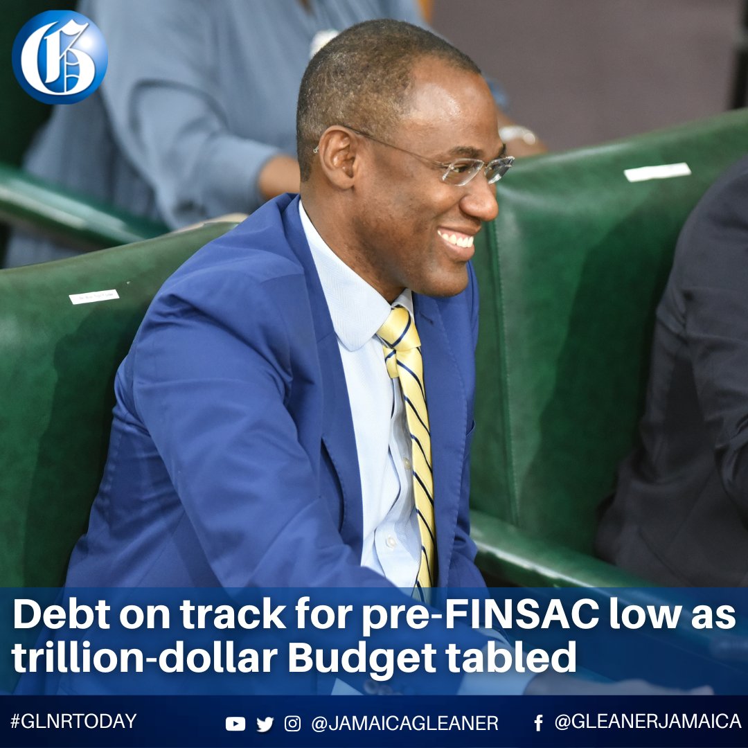 Jamaica Gleaner on Twitter "Jamaica’s debttoGDP is expected to hit a
