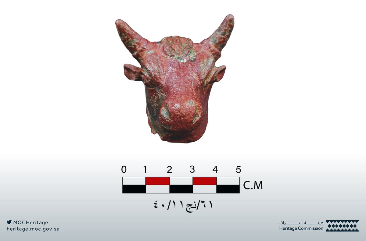 MOCHeritage's tweet photo. عدد من النقوش المسندية الجنوبية وثلاثة خواتم ورأس ثور من البرونز؛ اكتشافات أثرية جديدة في موقع الأخدود ا��أثري بمنطقة نجران.

#هيئة_التراث https://t.co/7TDkmwVwLM