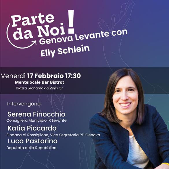 michelataxistro's tweet photo. Un sondaggio che fa ben sperare 🤩ma che ha bisogno del vostro voto, peró!
Cercate il ‘gazebo’ e andate a votare il ##26febbraio 
Io lo faró a Genova al seggio della #Foce Per #EllySchlein 
#ParteDaNoi
se volete conoscere la sua proposta venite venerdi #17febb h1730 👇 https://t.co/krjuvrCMcQ