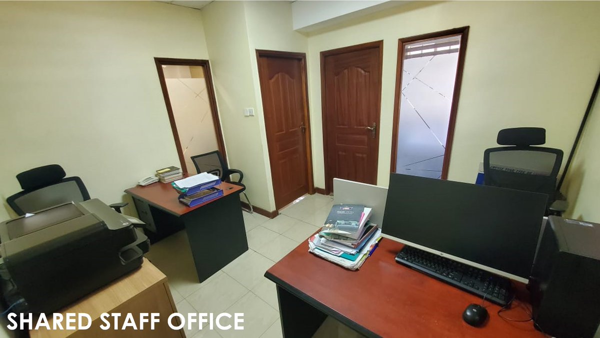 mmtairo's tweet photo. My partner is moving out of an office that we share in Upper Hill, Nairobi. It consists of two spaces, one which is a manager/owner's office and the other a shared staff office that can hold between 3 to 4 desks. Reception and boardroom are shared.

DM if interested. https://t.co/IyhPTlr7zI