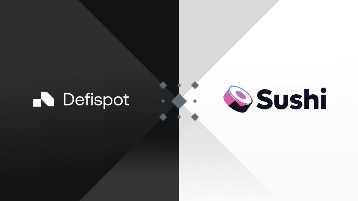 📡 DEX aggregation is now live on #ETH!

We have partnered with <a href="/SushiSwap/">Sushi.com</a> to provide swaps with native BTC to any L2 asset on Ethereum, enabling you to access the best prices and fastest cross-chain transactions, all in one place.

Give it a try now 👉Defispot.com