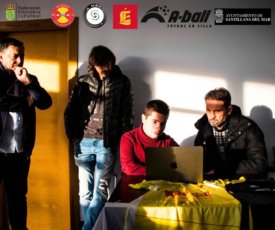 💛❤️ Ayer fue la presentación de la sección de A-Ball del <a href="/cdoceja/">Club Deportivo Oceja</a>, @aballcantabria 

Contamos con dos invitados de excepción como <a href="/irrepetibles_es/">Irrepetibles</a> y nuestro padrino Emilio Amavisca que han visto los progresos de las últimas semanas.