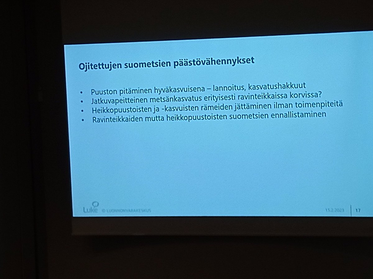#puhutaanmetsästä #Seinäjoki suometsien maakunnassa päästövähennykset ovat lähellä