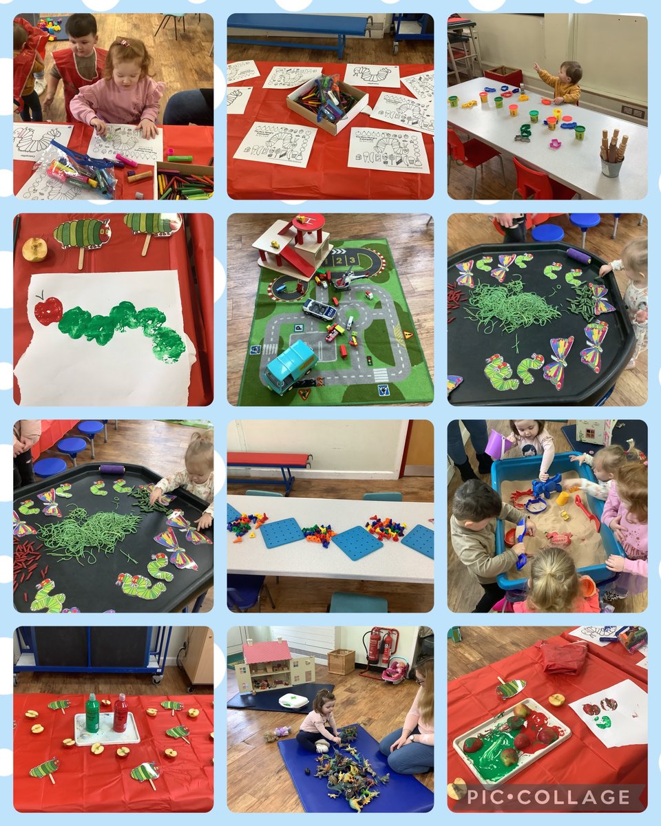 The Busy Bees had so much fun this morning,  we  played in the sand, painted, sang songs and explored threading with Penne pasta along with finishing the session with cake and the Very Hungry Catapillar Story. #funactivities #finemotorskills #handeyecoordination #exploration