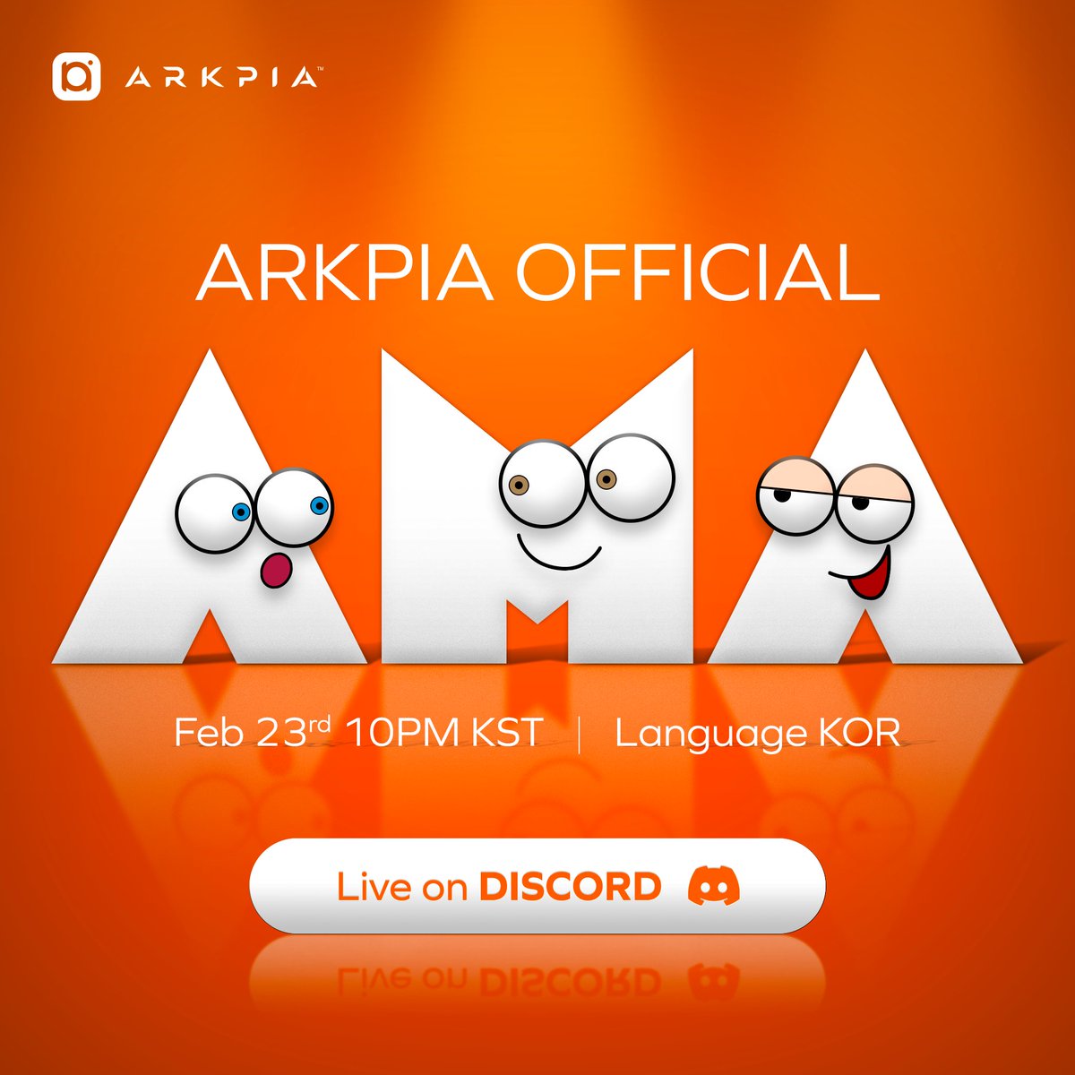 📣We're excited to announce ARKPIA's first AMA in 2023 

⚡️Join our Discord AMA on Feb 23rd, 10PM KST
✏️Reply &amp; Ask any related question about ARKPIA on this post

👉🏻Join here: discord.gg/arkpia

#NFT #ama #Art #Arkpia