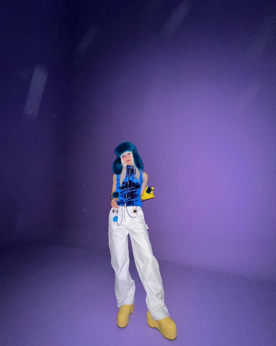 Blue thou art, intensely blue; Flower, whence came thy dazzling hue?