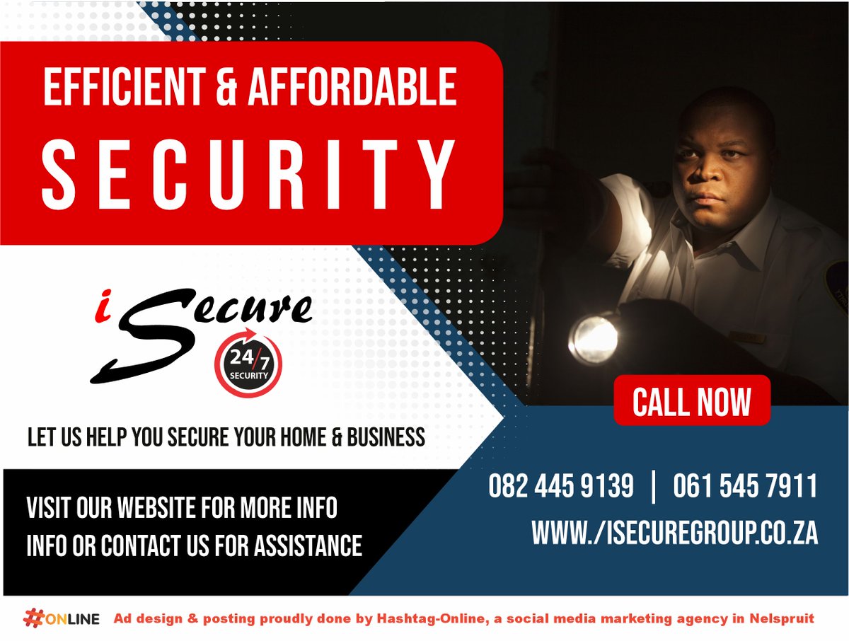 iSecureSecurity's tweet photo. Protecting your home and loved ones is not a choice but a responsibility. Everyone is a target, and the house with the least protection often becomes the first on the list.
Web: https://t.co/XJ894xrr75

#isecure #security #securityservice #local #twentyforseven #securityawareness https://t.co/GjFIIk81vD