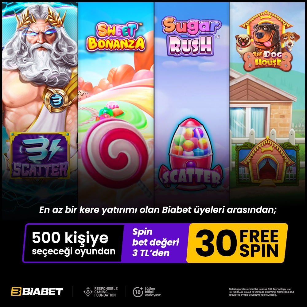 TELEGRAM KANALIMIZDA 500 KİŞİYE ÖZEL FREESPIN ETKİNLİĞİ BAŞLAMIŞTIR ⚡️

Telegram kanalımız 👉🏻 t.me/biabetsosyal