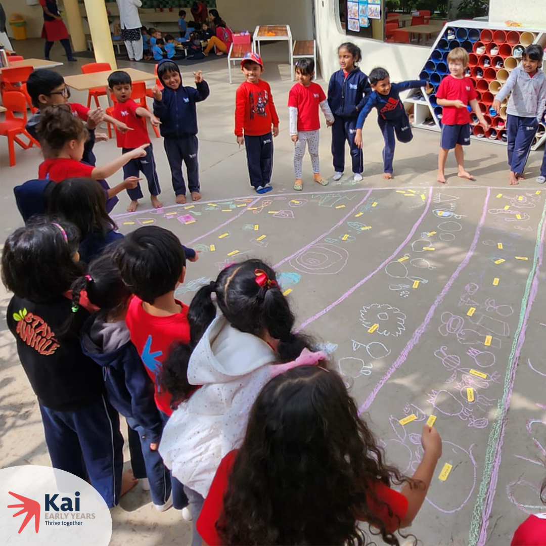 KaiYears's tweet photo. Our knowledgeable learners enjoyed revisiting the concept of the food pyramid by drawing it on the floor with chalk. It was a fun way to reinforce healthy eating habits and get the kids up and moving. 
#IBLearnerProfile #foodpyramid #healthyeating #nutrition #chalkactivity https://t.co/7KtOnMQViw