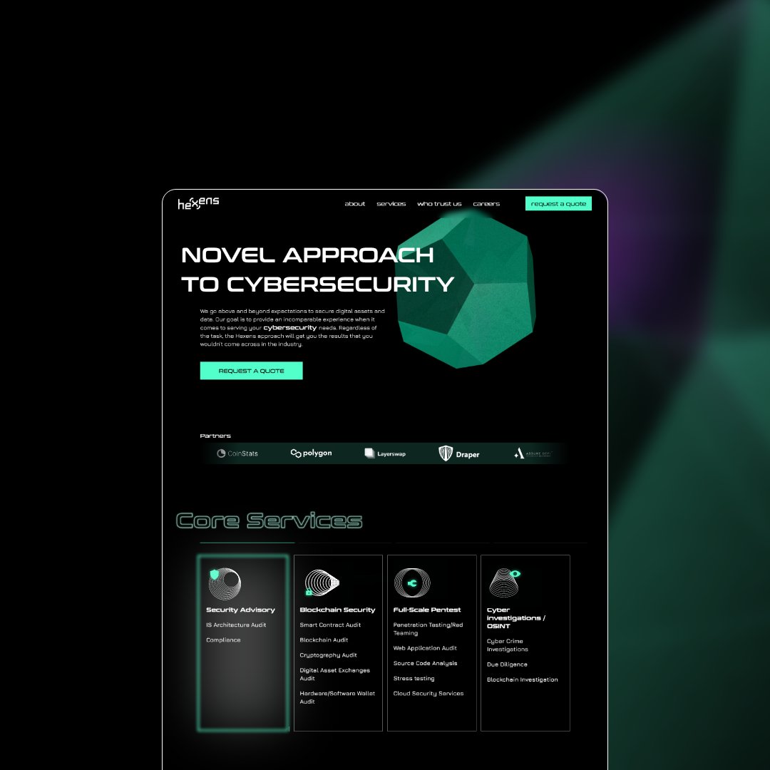 conceptstudioam's tweet photo. We were pretty satisfied with the geometric shapes we used for Hexens’ logo and branding, so we thought we’d start from there and see what we’d end up with. Turns out, we also love 3D animations. Enjoy! https://t.co/fPR2ewWFmb