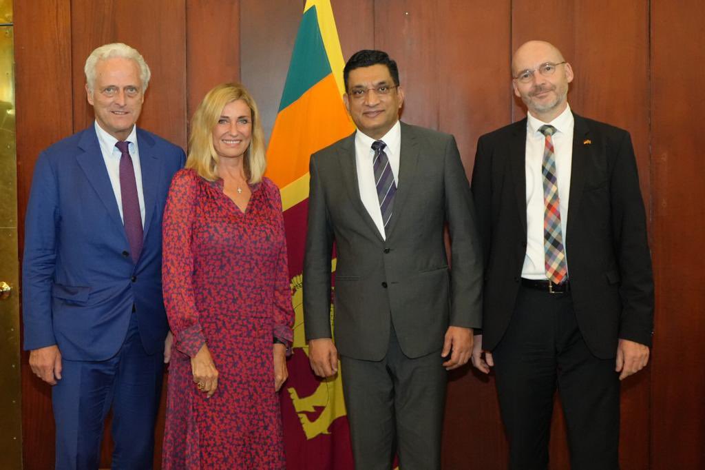 I had a meeting with Dr.Peter Ramsauer,member of the Committee on Foreign Affairs responsible for 🇱🇰 in the German Bundestag(Parliament).Our discussions centered on further strengthening the multifaceted partnership,in the context of 70 years of diplomatic relations between 🇱🇰&amp;🇩🇪
