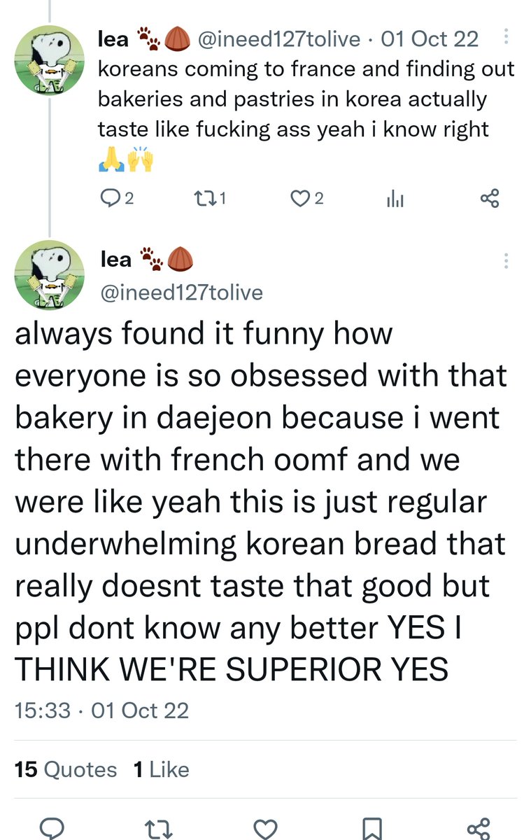 yerenesaries's tweet photo. op deleted but smth abt white ppl speaking on poc cuisine this weirdly? https://t.co/ZjvdLRpOgp