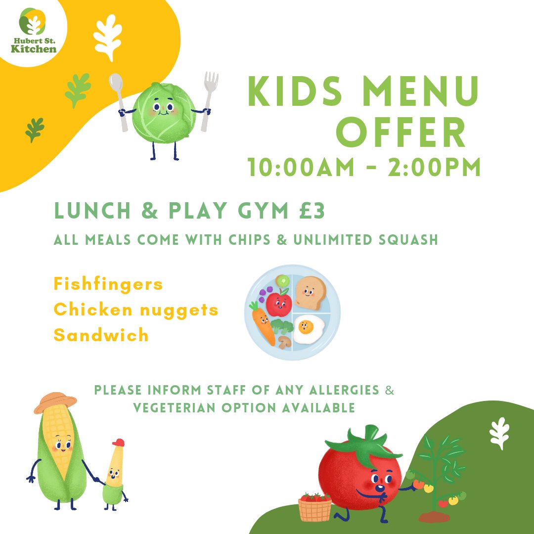 womenzonebfd's tweet photo. Kid's eat FREE when you pay Β£3 to access the Play Gym! Siblings Β£2...
Only available between the hours of 10:00am - 2:00pm.
Call us to place your kid's order or upon arrival.
#HubertStKitchen #playgym #WomenZoneBFD #kidseatfree https://t.co/vdFNShYgMU