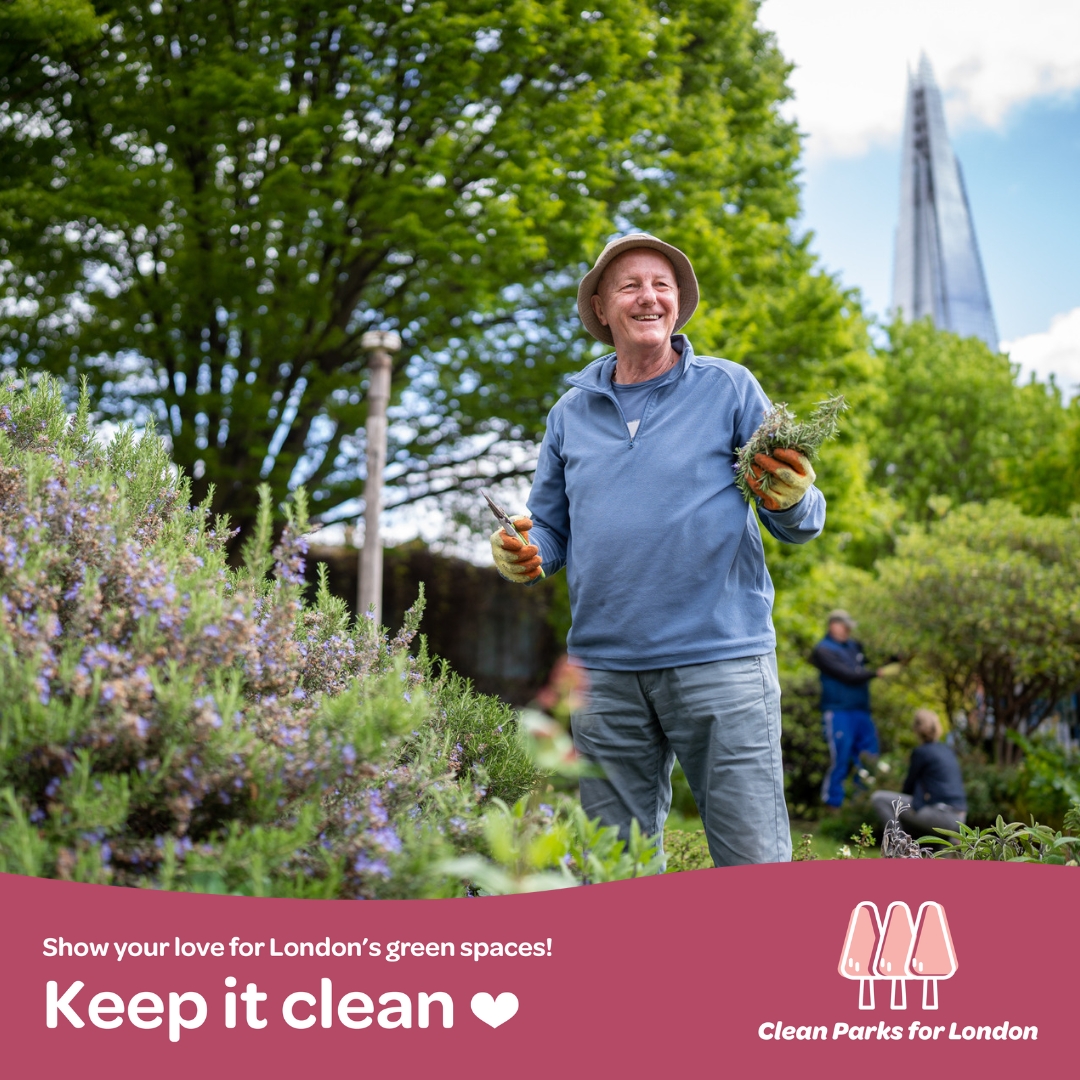 ParksforLondon's tweet photo. Ways to show💚for your local #greenspace—we loved hearing your ideas so keep it coming!
✅Pick up litter
✅Take your rubbish home to #KeepParksClean
✅Thank staff & volunteers
✅Organise a community event
✅Volunteer with nearby community/friends’ groups
✅Sponsor/plant trees https://t.co/3KqTr6h1f3