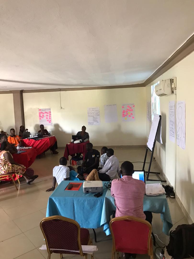 SeekGsp's tweet photo. SEEK GSP role play for adolescents during the training of health workers in Mukono District. #seekgsp #seekgsptraining #mentalhealth #groupsupportpsychotherapy https://t.co/Ui9x2IcWJ2
