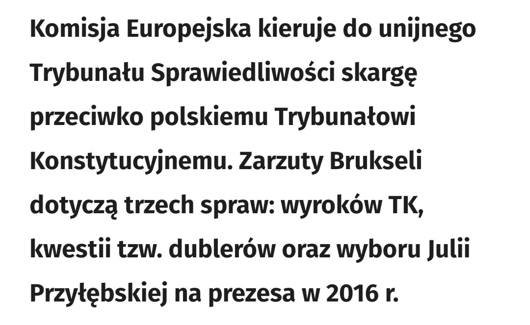 Micha96869173's tweet photo. Przecież to jest kpina.
Polityka uległości wobec Unii,zgadzanie się na wszystko prowadzi to takich rzeczy jeszcze trochę i będą kwestionować wybory.
Wypowiedzieć KPO i obrać twardy kurs wobec Unii. Z kłamcami się nie dyskutuje. https://t.co/E8fbwQdqSV