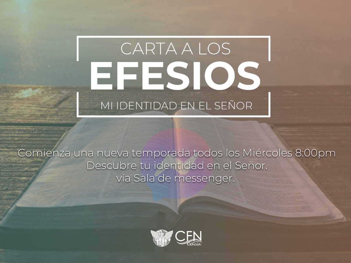 cfncancun's tweet photo. Comenzamos una nueva temporada de estudio de la Palabra de Dios, creo de todo corazón que por medio de este tiempo y la Palabra aprenderemos a amar mas a nuestro Dios. Si tu deseas sumarte a este estudio házmelo saber. https://t.co/U1jecX0F55