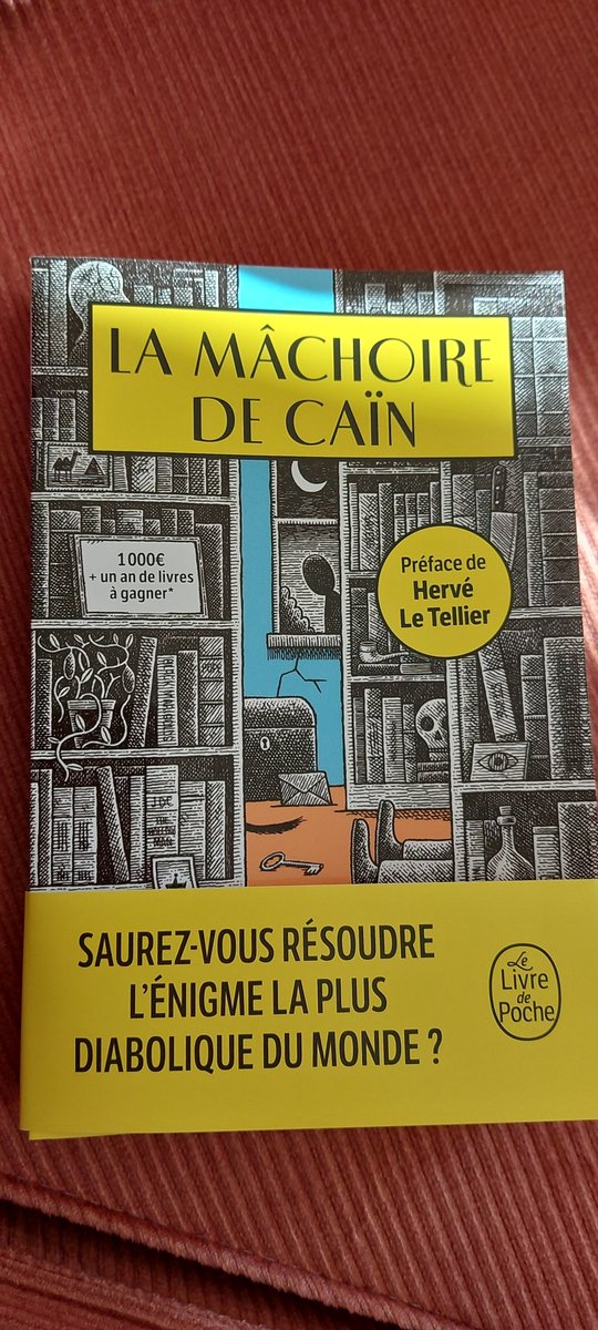 Cadeau de la St Val de mon amoureux. Avez-vous entendu parler de ce livre évènement de @livredepoche ? Les pages sont dans le désordre et c'est au lecteur de remettre de l'ordre pour résoudre l'enquête. Hâte de me plonger dans #lamachoiredecain.