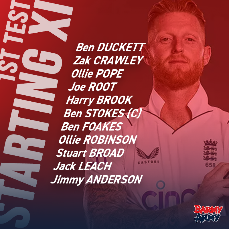 TheBarmyArmy's tweet image. Your England team to take on New Zealand in the 1st Test 😍

#NZvENG