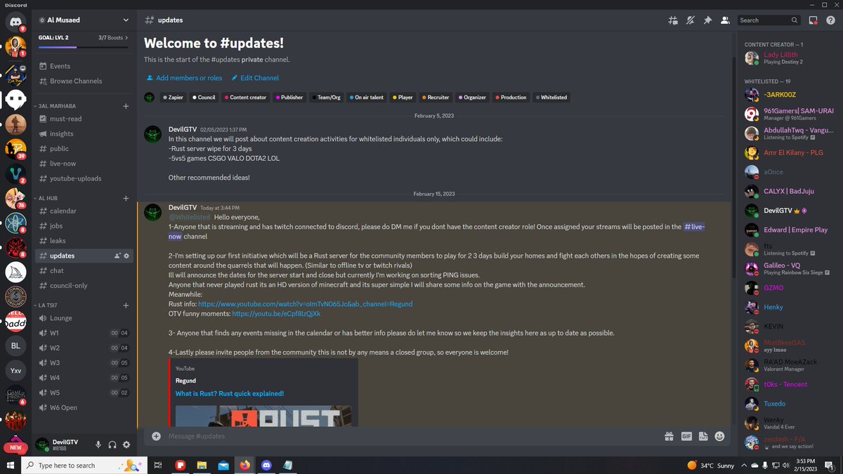 DevilGTV's tweet photo. I have created a discord server for esports MENA individuals to game, network, create content together and use features such as MENA events calendar, job opportunities, leaks, etc... 

Please do share this tweet as anyone is welcome!🫡
https://t.co/cLZBi3uKLv https://t.co/plEauwMq8v