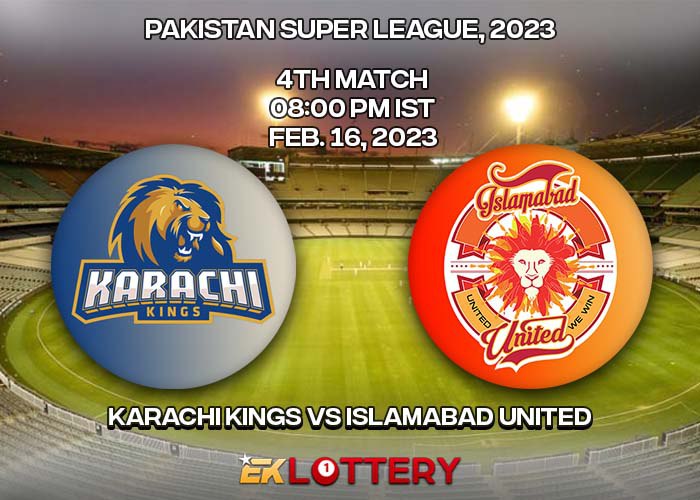 EK_lottery's tweet photo. PAKISTAN SUPER LEAGUE, 2023
4️⃣th M A T C H
KARACHI KINGS 🆚 ISLAMABAD UNITED
While Kings suffered an agonising 2-run defeat in the opening encounter, United will be playing their first game of the 2023 edition.
#EKLottery #4thMatch #PASL2023 #KarachiKings #IslamadUnited https://t.co/EZIIjM1tkO