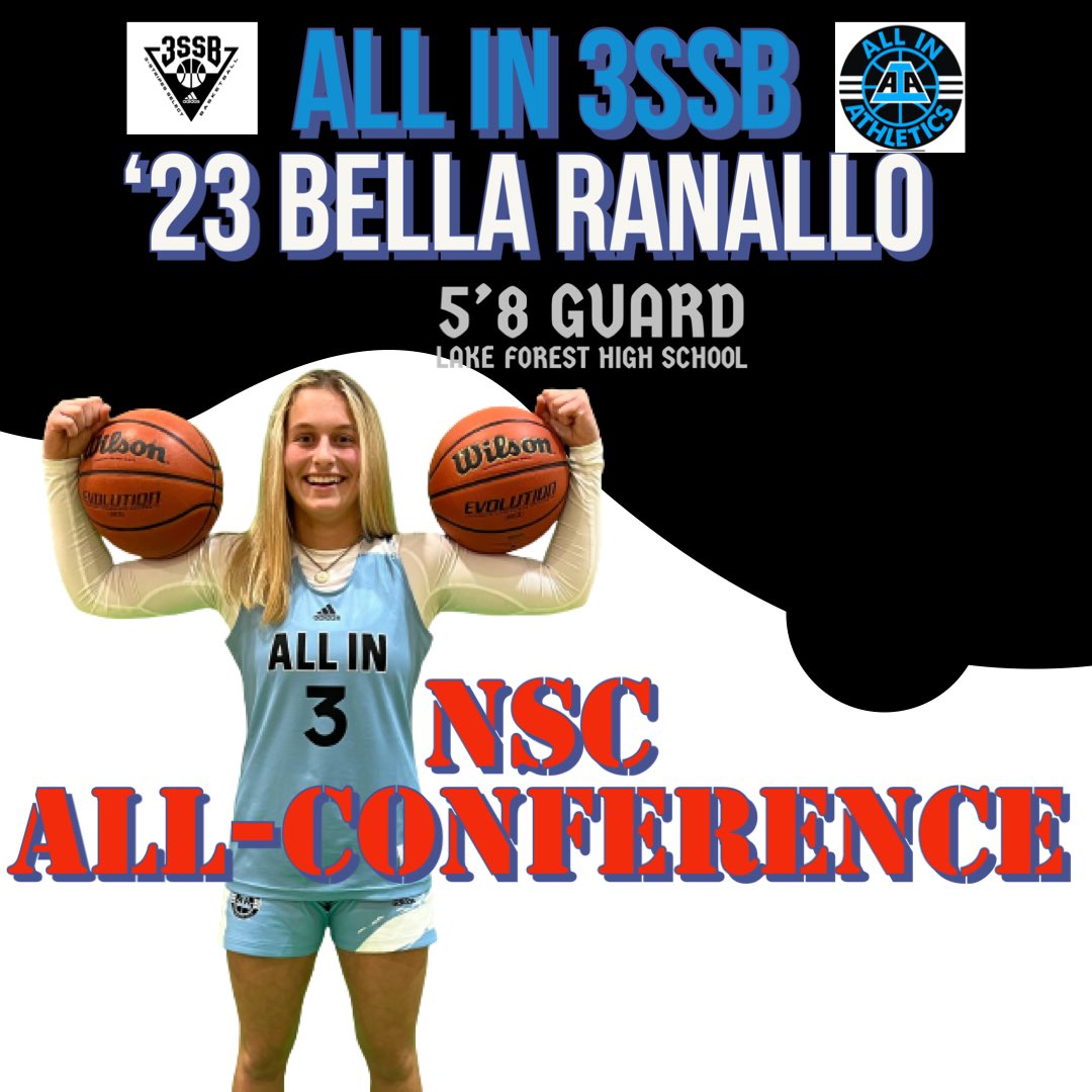 Congrats to ALL IN 2025 Bella Ranallo on 2 huge accomplishments.  <a href="/BellaRanallo/">Bella Ranallo</a> scored her 1️⃣0️⃣0️⃣0️⃣ point for Lake Forest in their playoff win and was also name NCS All-Conference. We are so proud of you Bella #ALLINfamily #3SSB <a href="/aiathletics/">ALL IN Athletics</a>