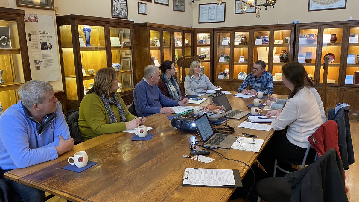 BottleOvenClub's tweet photo. Many thanks to PotBOOC members who assembled at Moorcroft for yesterday’s meeting. A great opportunity to reflect on our  recent Concert in a Bottle Oven and review the Club’s progress over the past three years. https://t.co/mh1PPUcTj3